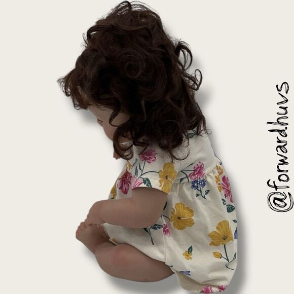 21” Realistic Reborn-Style Baby Doll – Cloth Body & Vinyl Limbs – Plugged Hair - Picture 10 of 12